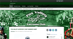 Desktop Screenshot of foxvalleylax.com